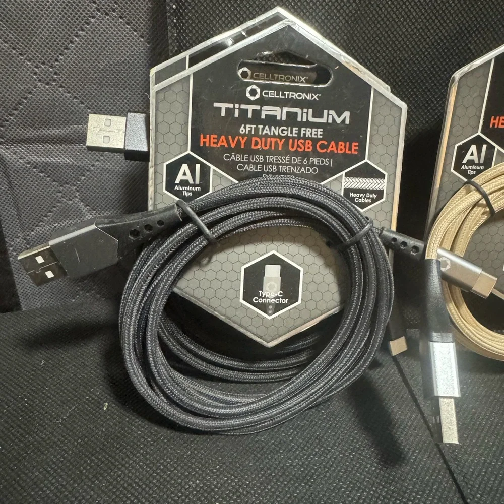 Celltronix Titanium 6 ft Heavy Duty USB Type-C Cable